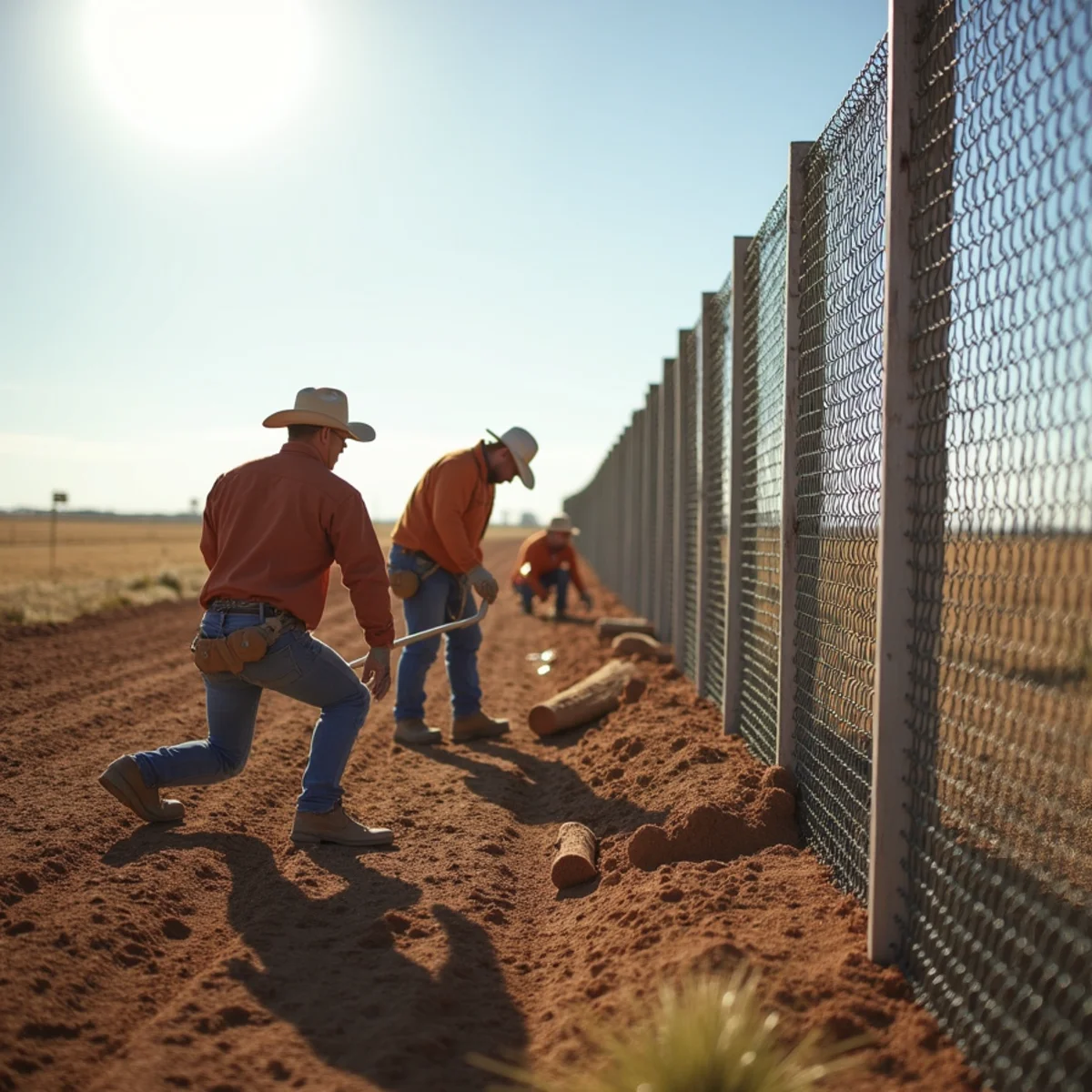 Chain Link Fence installation by Kraft Fencing in Gridley KS